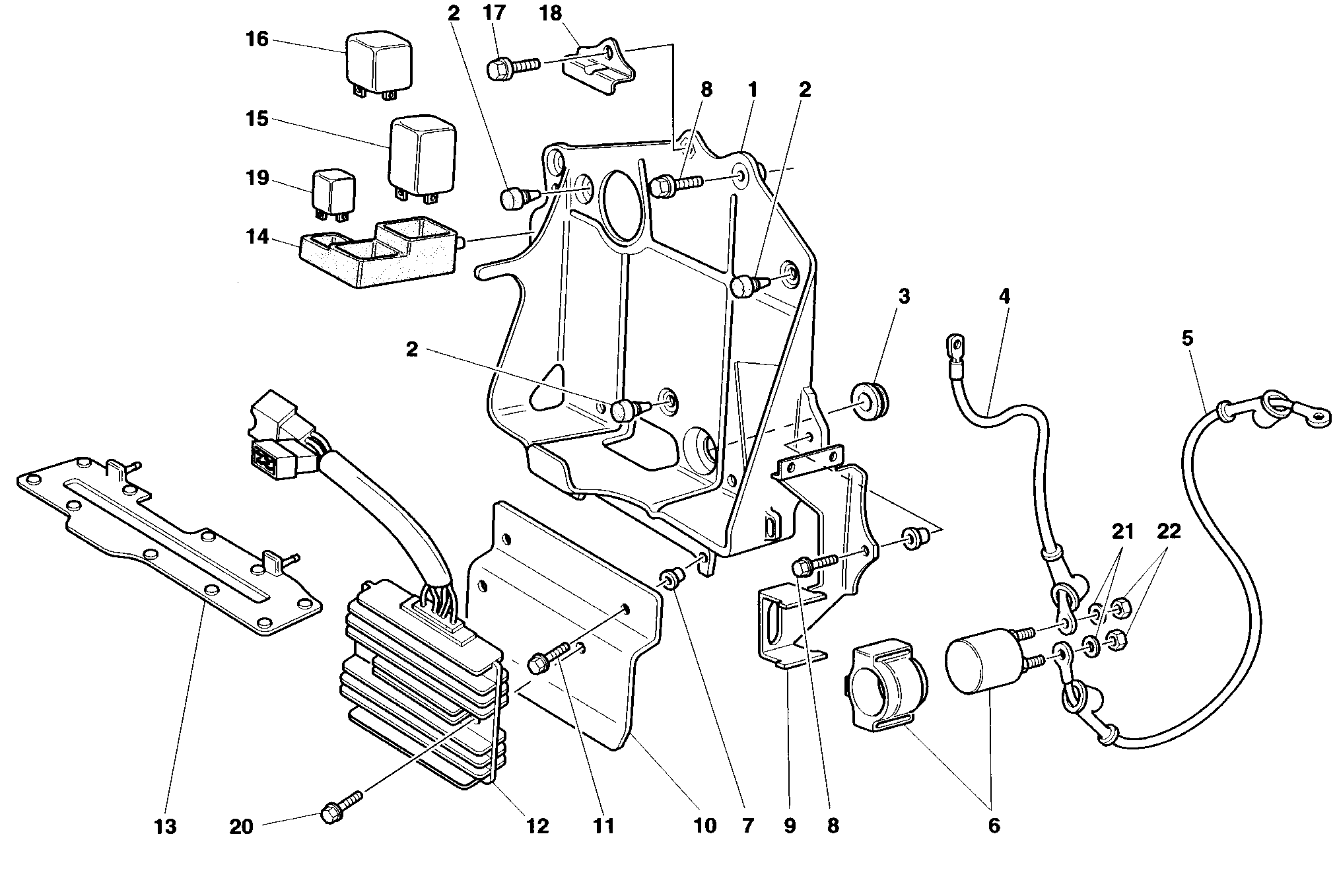 117 DISOISITIF ELECTRIQUES POUR SUPERBIKE 916 SPS 1998