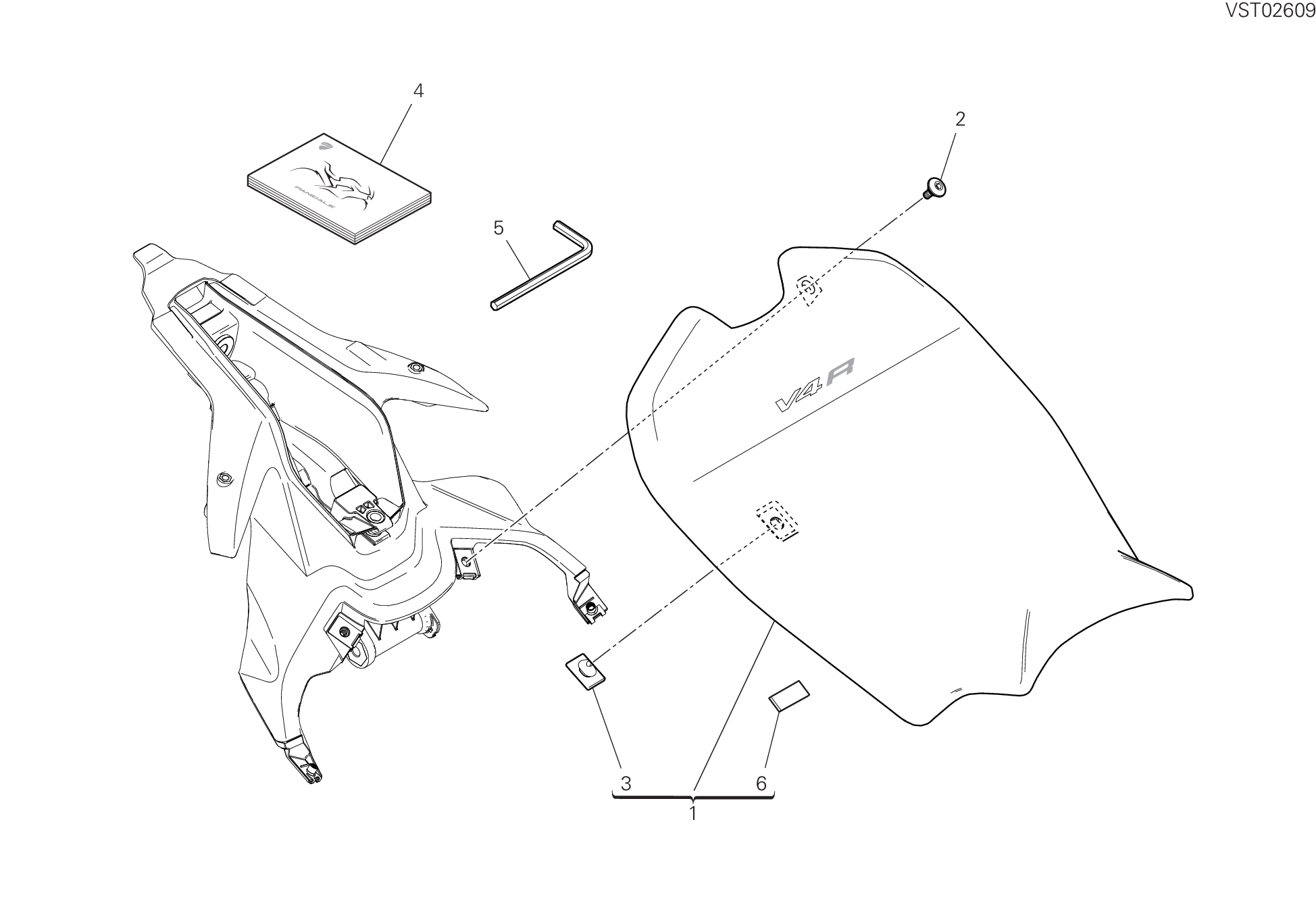 32A SELLE POUR SUPERBIKE PANIGALE V4 R 2024