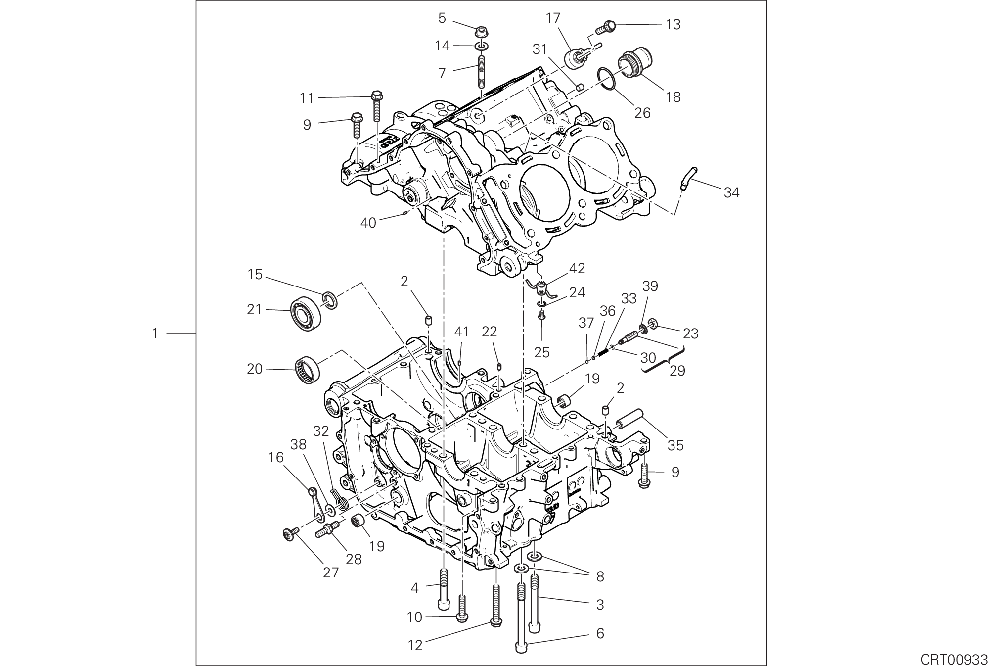 09A PAIRE DE DEMI CARTERS POUR DIAVEL V4 2024