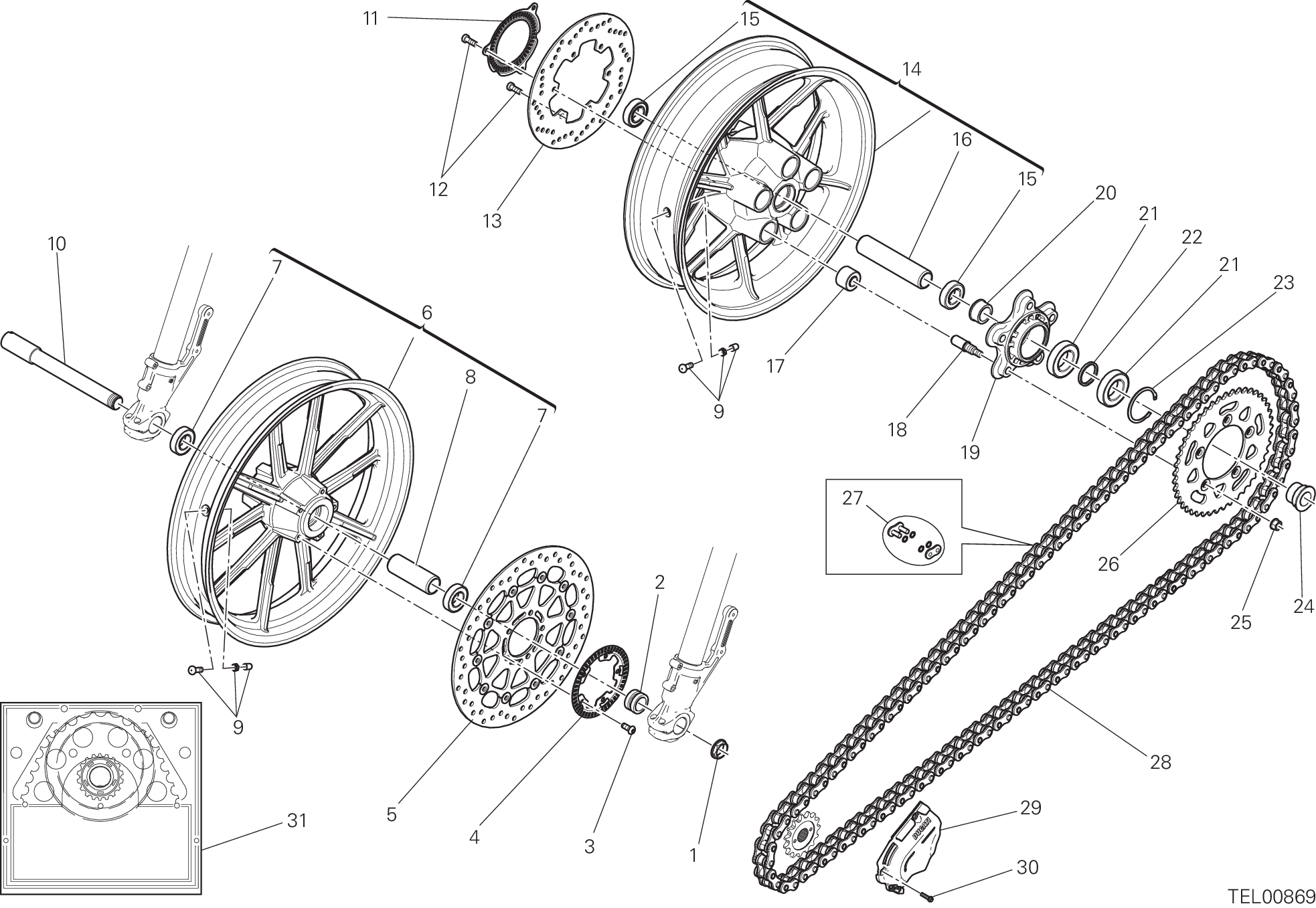 026 RUOTA ANTERIORE E POSTERIORE POUR SCRAMBLER FULL THROTTLE 2015