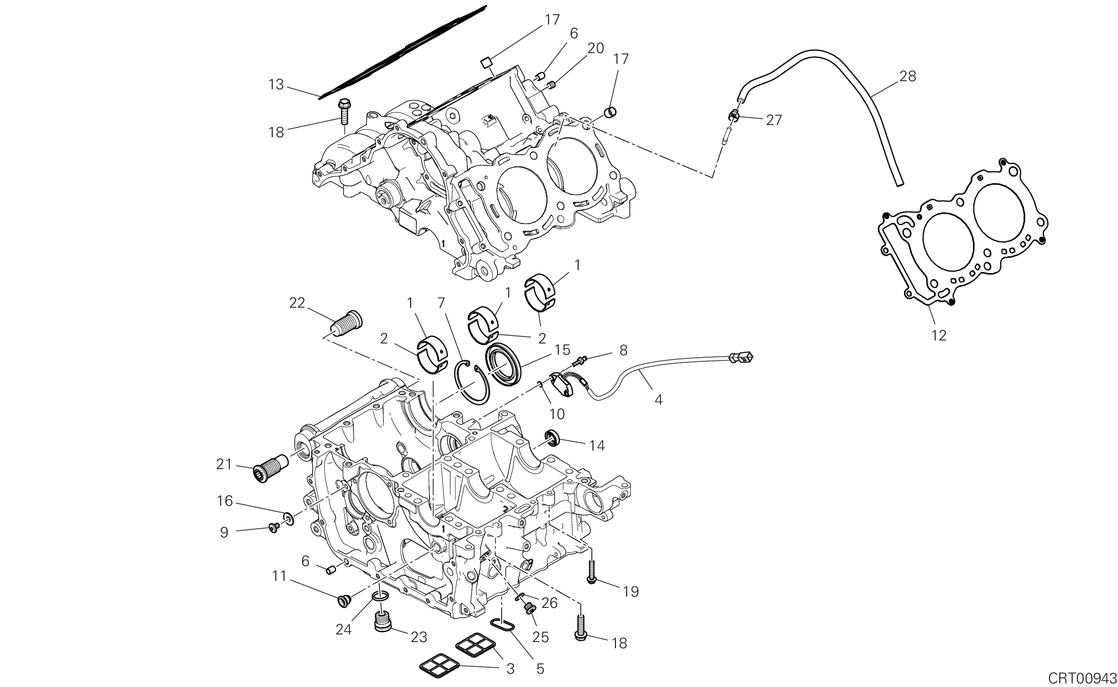 09B PAIRE DE DEMI CARTERS POUR SUPERBIKE PANIGALE V4 R 2024