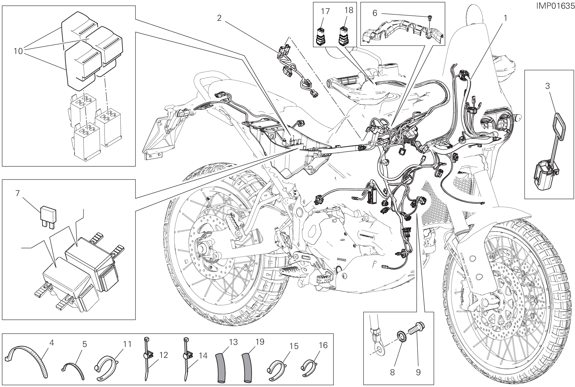 12A CIRCUIT ELECTRIQUE VEHICULE POUR DESERT X 2024