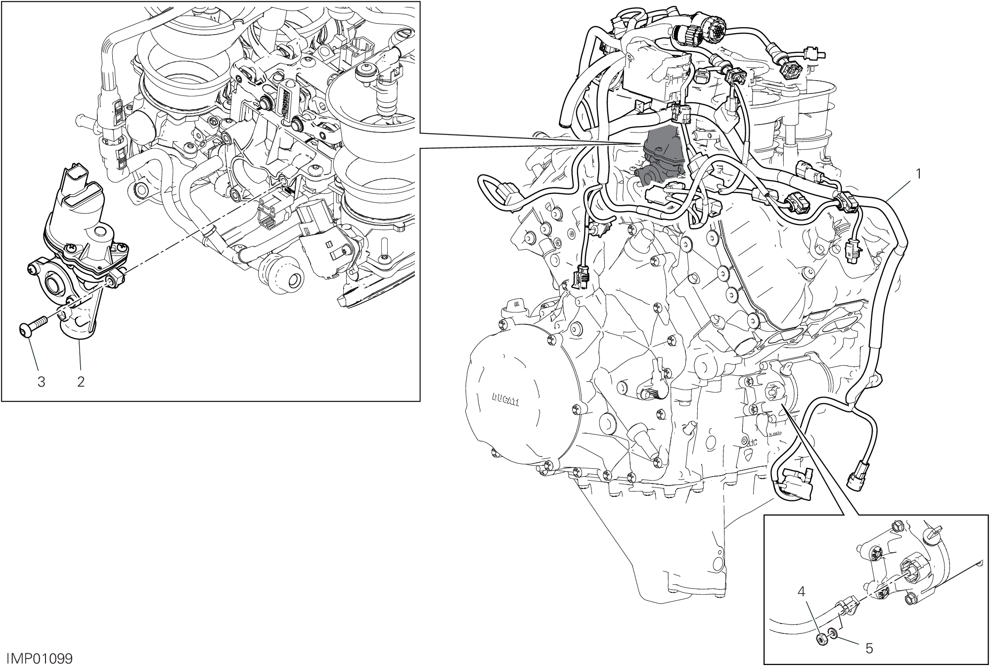 13A CIRCUIT ELECTRIQUE MOTEUR POUR SUPERBIKE PANIGALE V4 2022