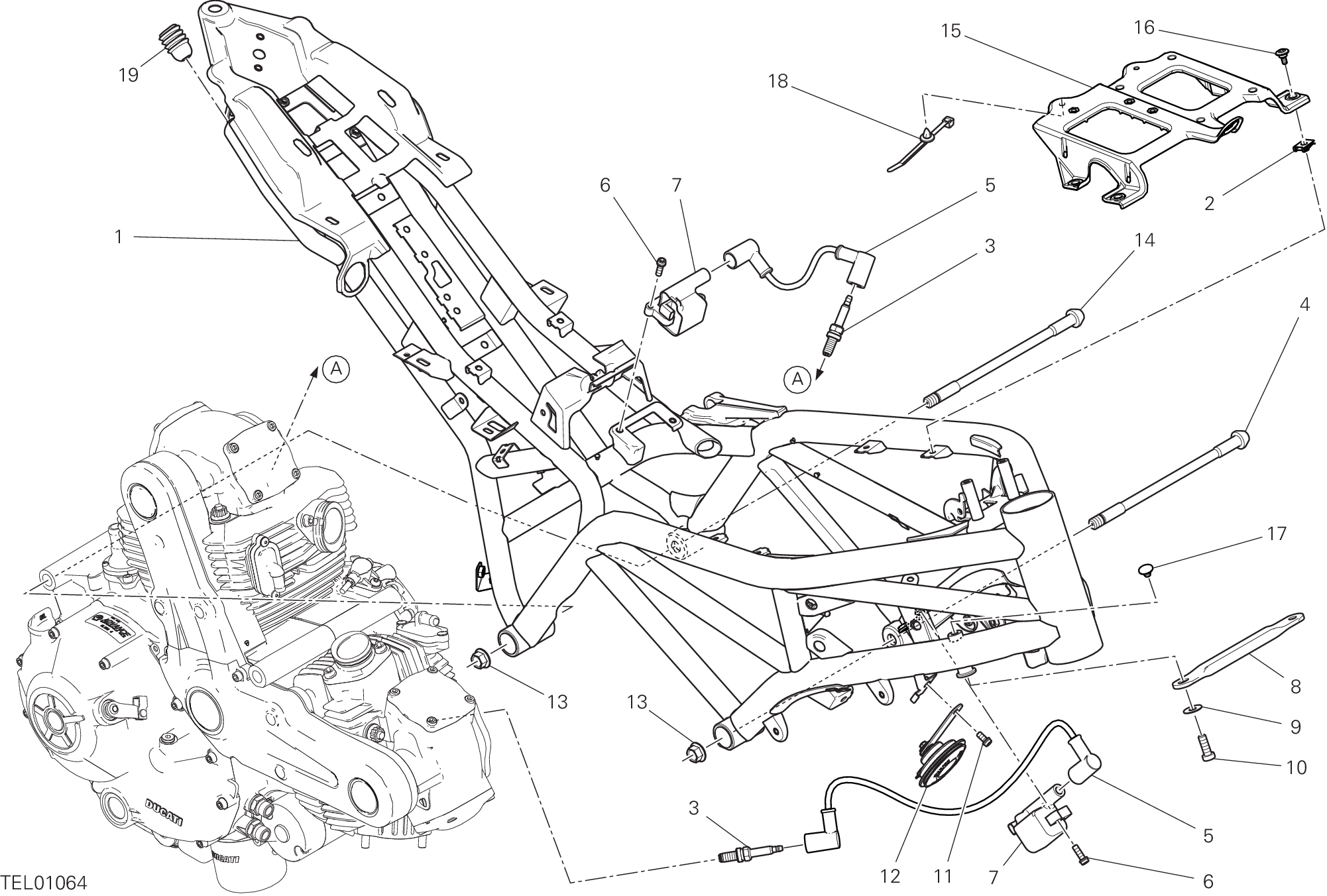 022 CADRE POUR MONSTER 659 AUSTRALIA 2021