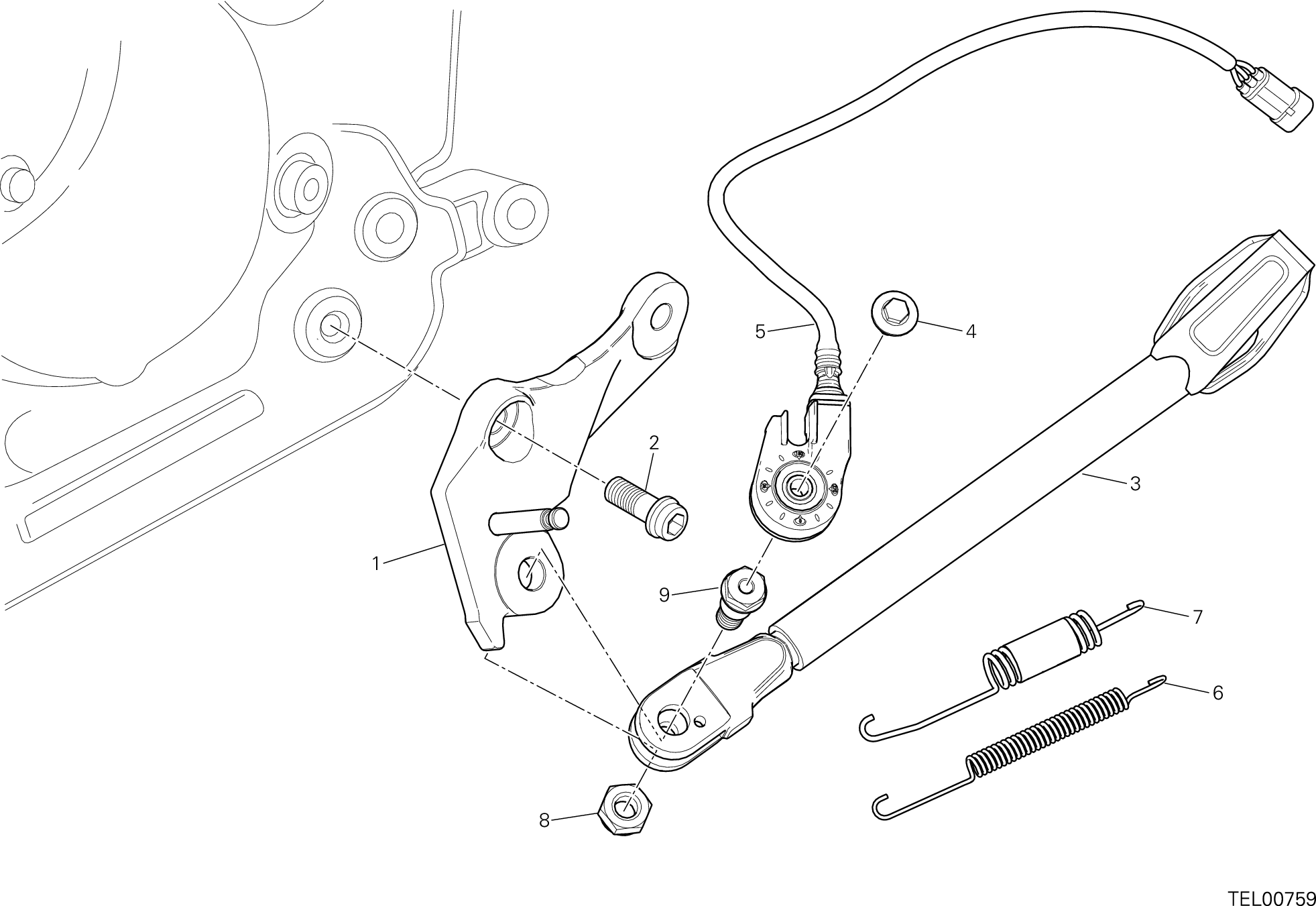 017 CAVALLETTO POUR HYPERMOTARD 2015