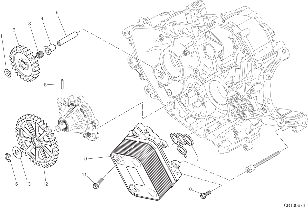 011 POMPE A EAU POUR SUPERBIKE 899 PANIGALE ABS 2015