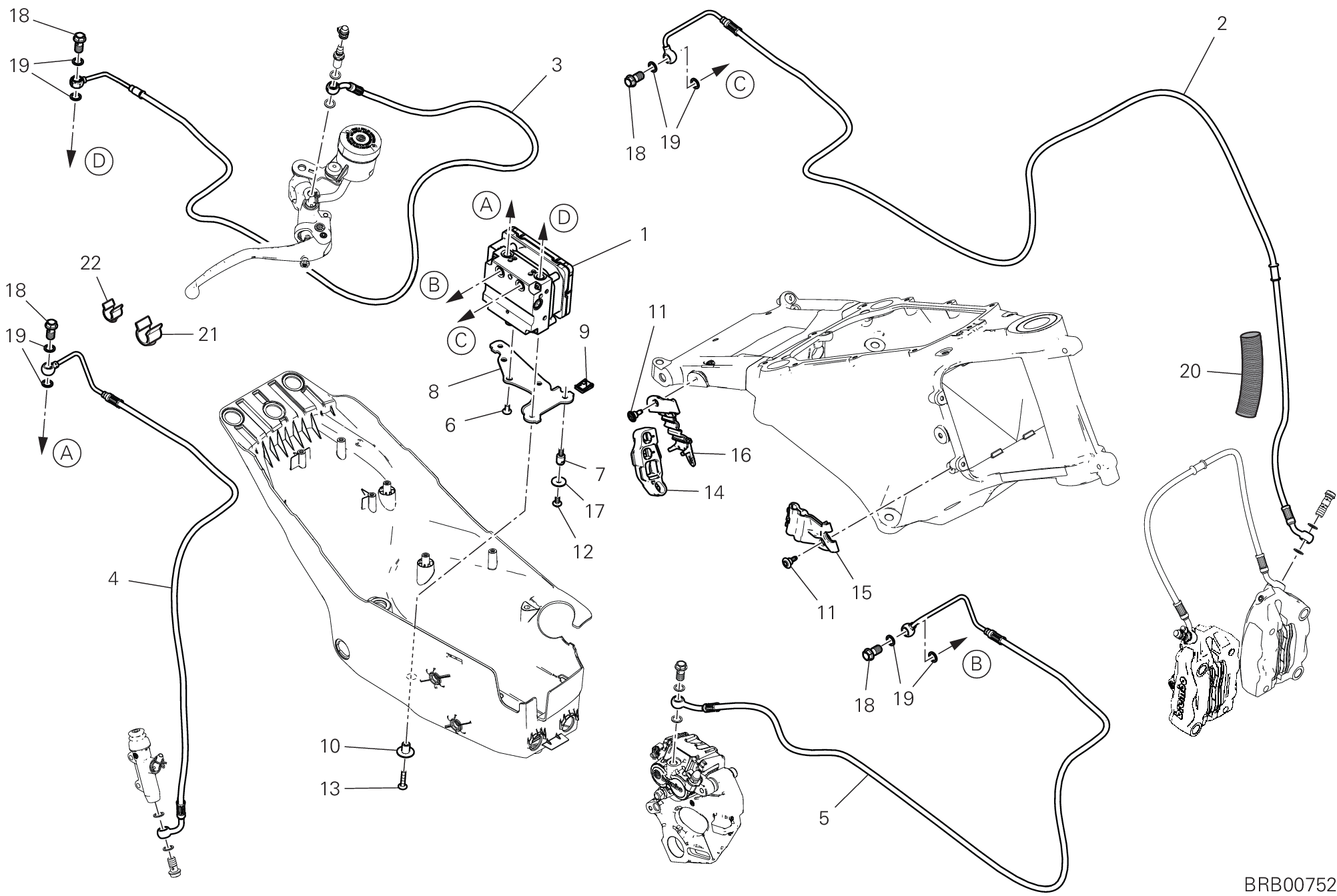 20C INSTALLATION ABS POUR MULTISTRADA V4 2021