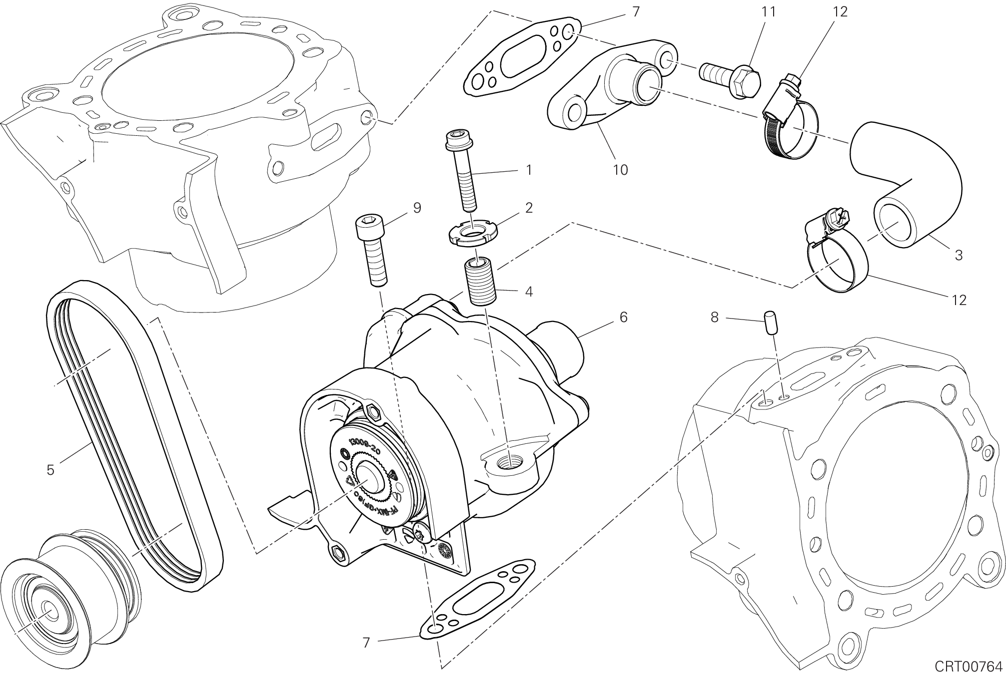 07A POMPE A EAU POUR DIAVEL 1260 2021