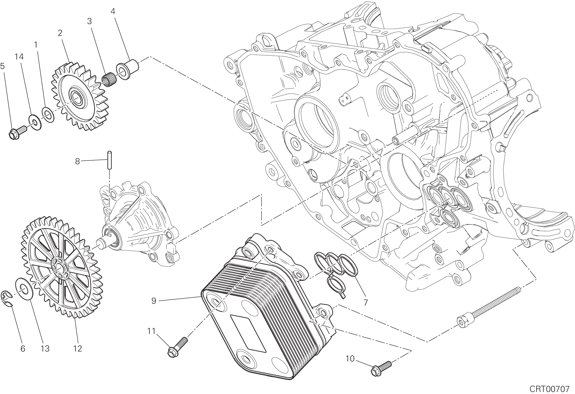 011 POMPE A EAU POUR SUPERBIKE 1299 ABS 2017