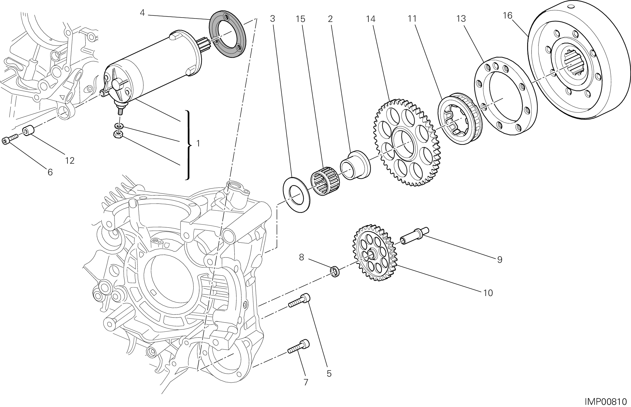 012 DEMARRAGE ELECTRIQUE POUR MULTISTRADA 1200 ABS 2013