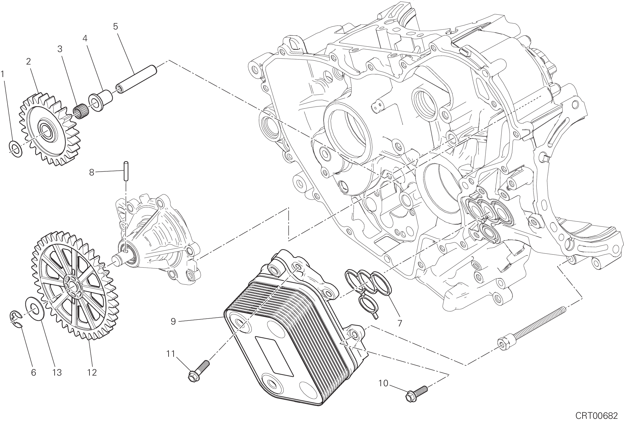 011 POMPE A EAU POUR SUPERBIKE 1299 ABS 2015