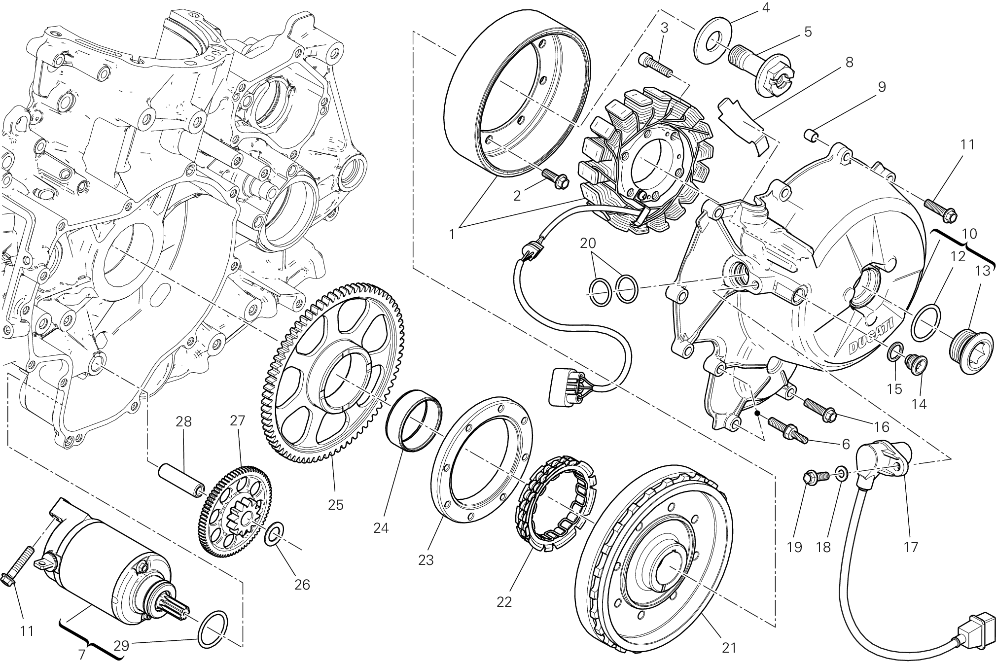 012 DEMARRAGE ELECTRIQUE POUR SUPERBIKE 1199 PANIGALE ABS 2014