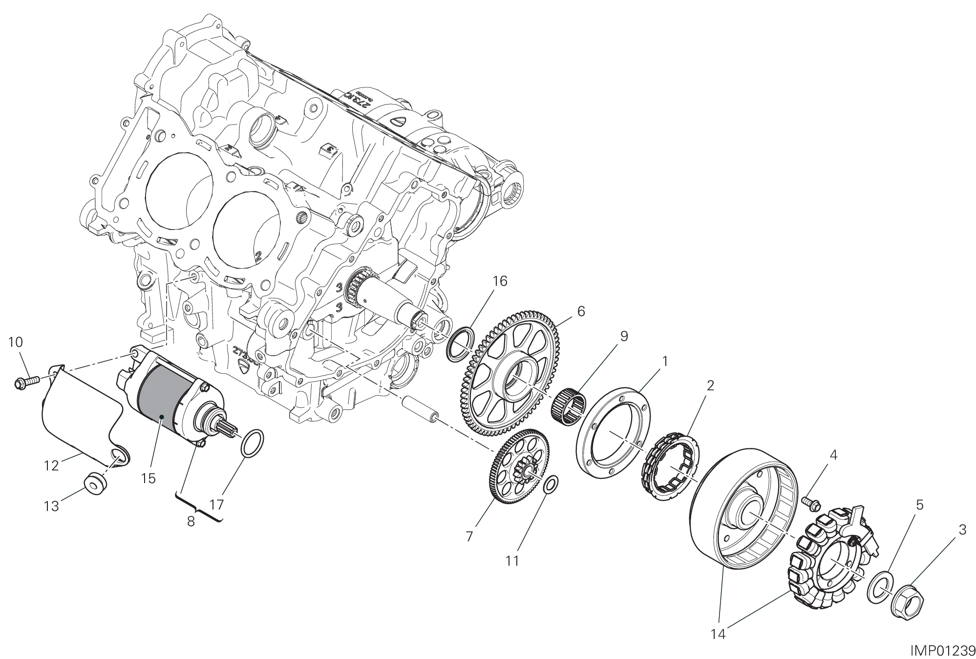 11A DEMARRAGE ELECTRIQUE POUR SUPERBIKE PANIGALE V4 2018