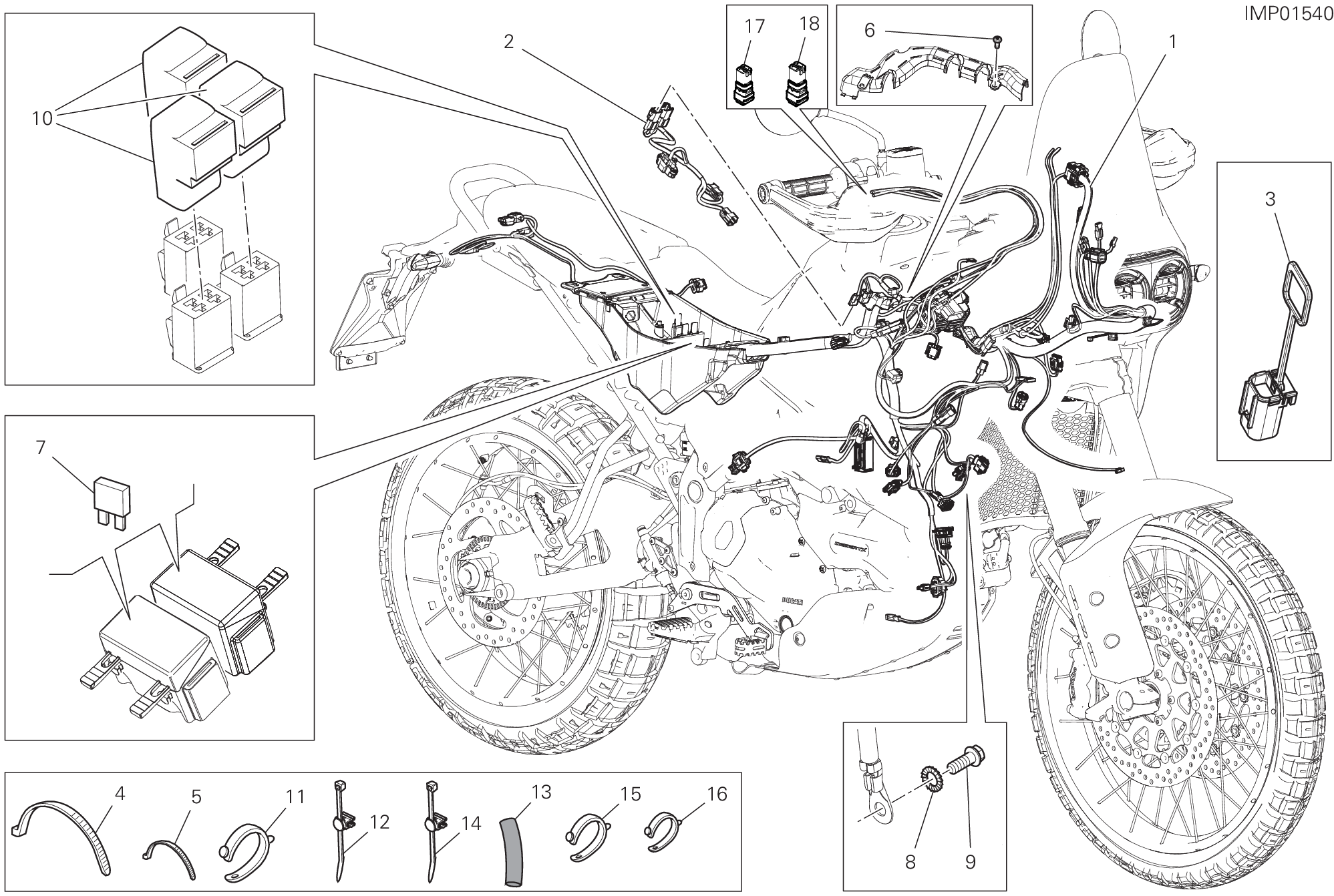 12A CIRCUIT ELECTRIQUE VEHICULE POUR DESERT X 2023