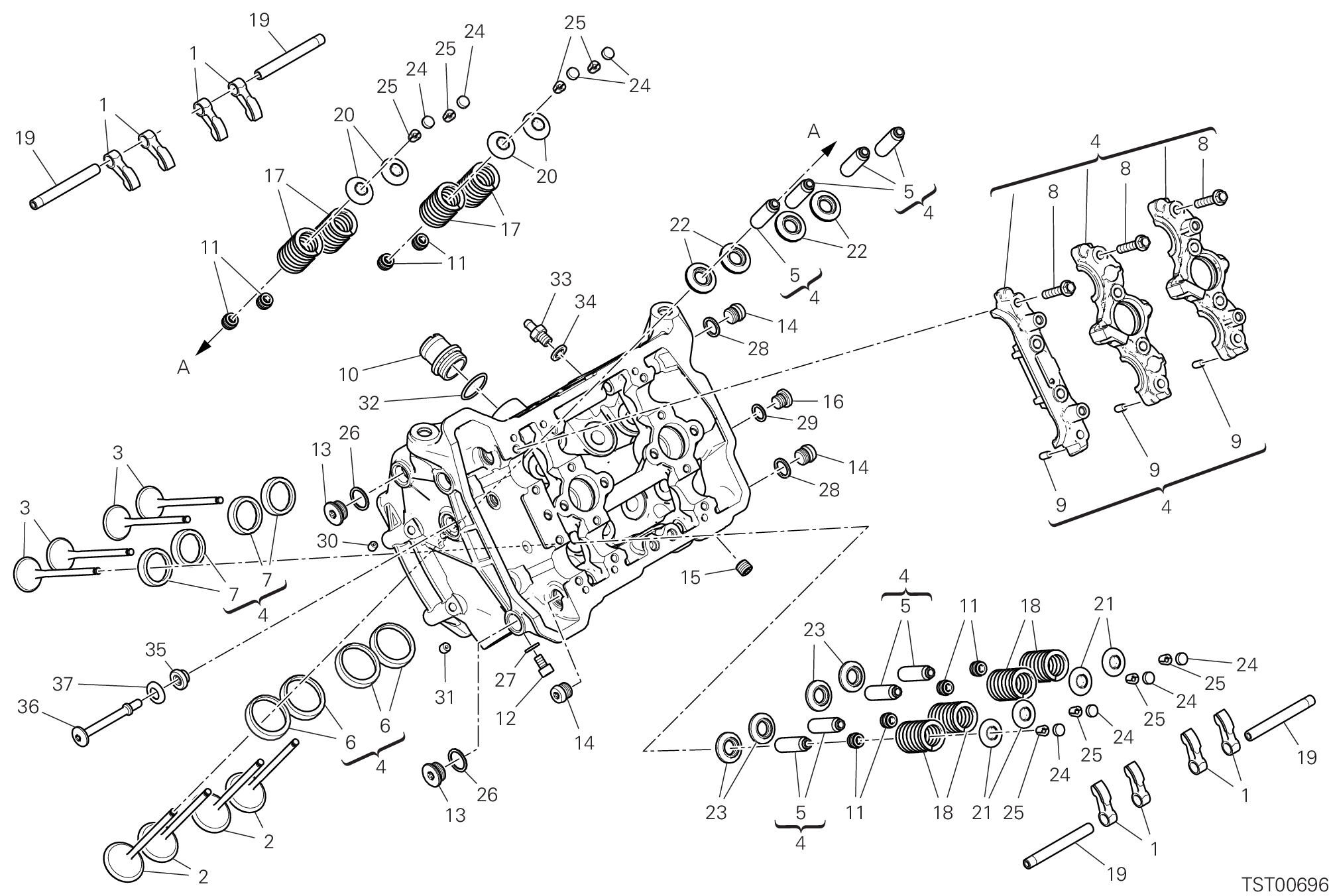 11C CULASSE AVANT POUR DIAVEL V4 2024