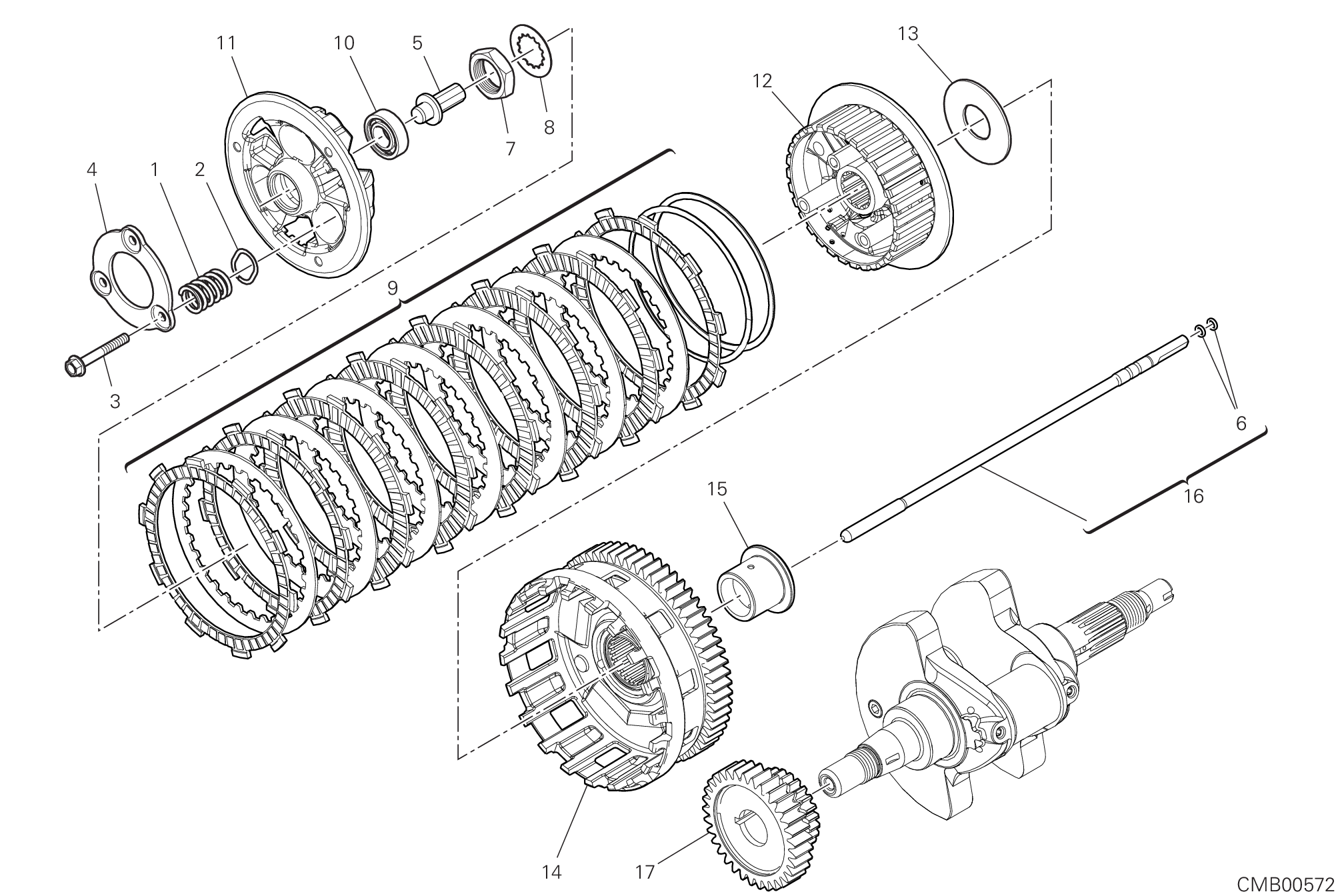 03B EMBRAYAGE FCC POUR SCRAMBLER FULL THROTTLE 2G 2023