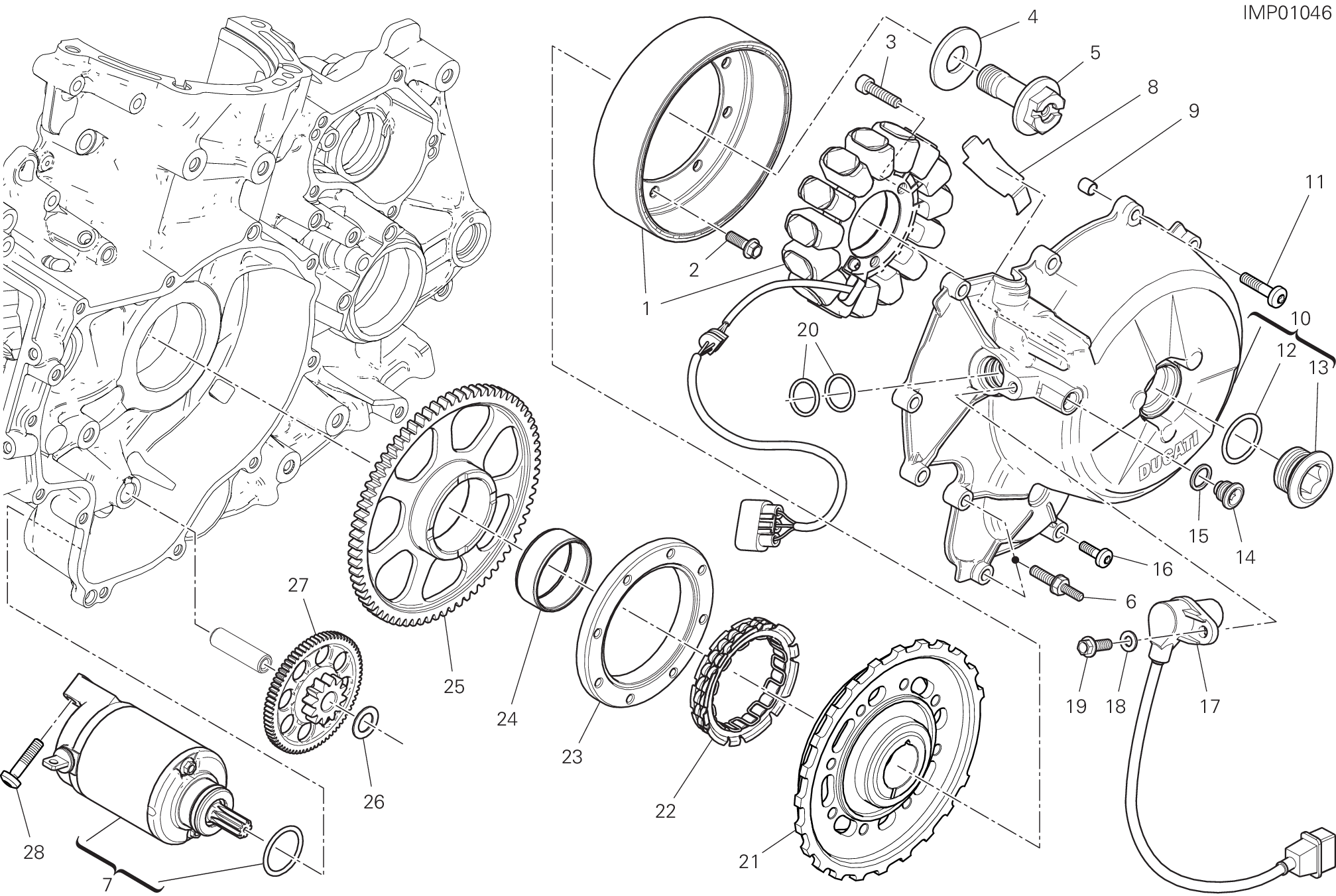 012 DEMARRAGE ELECTRIQUE POUR SUPERBIKE 1299 SUPERLEGGERA 2017