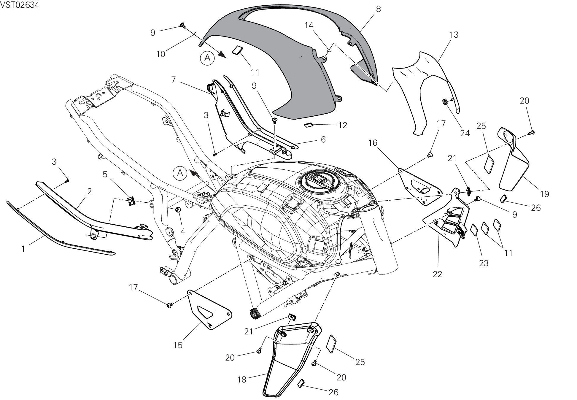 37A HABILLAGE POUR SCRAMBLER ICON 2G 2023