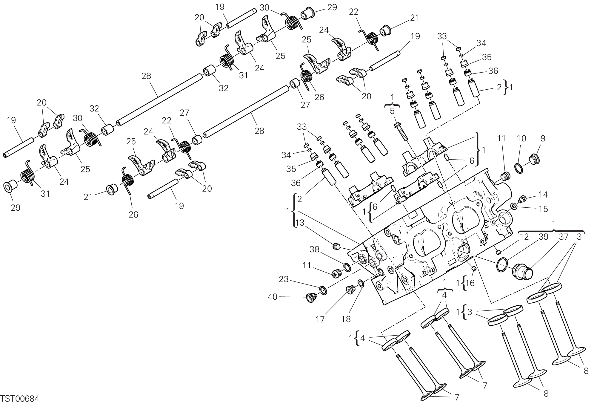 12D CULASSE ARRIERE POUR MULTISTRADA V4 RS 2024