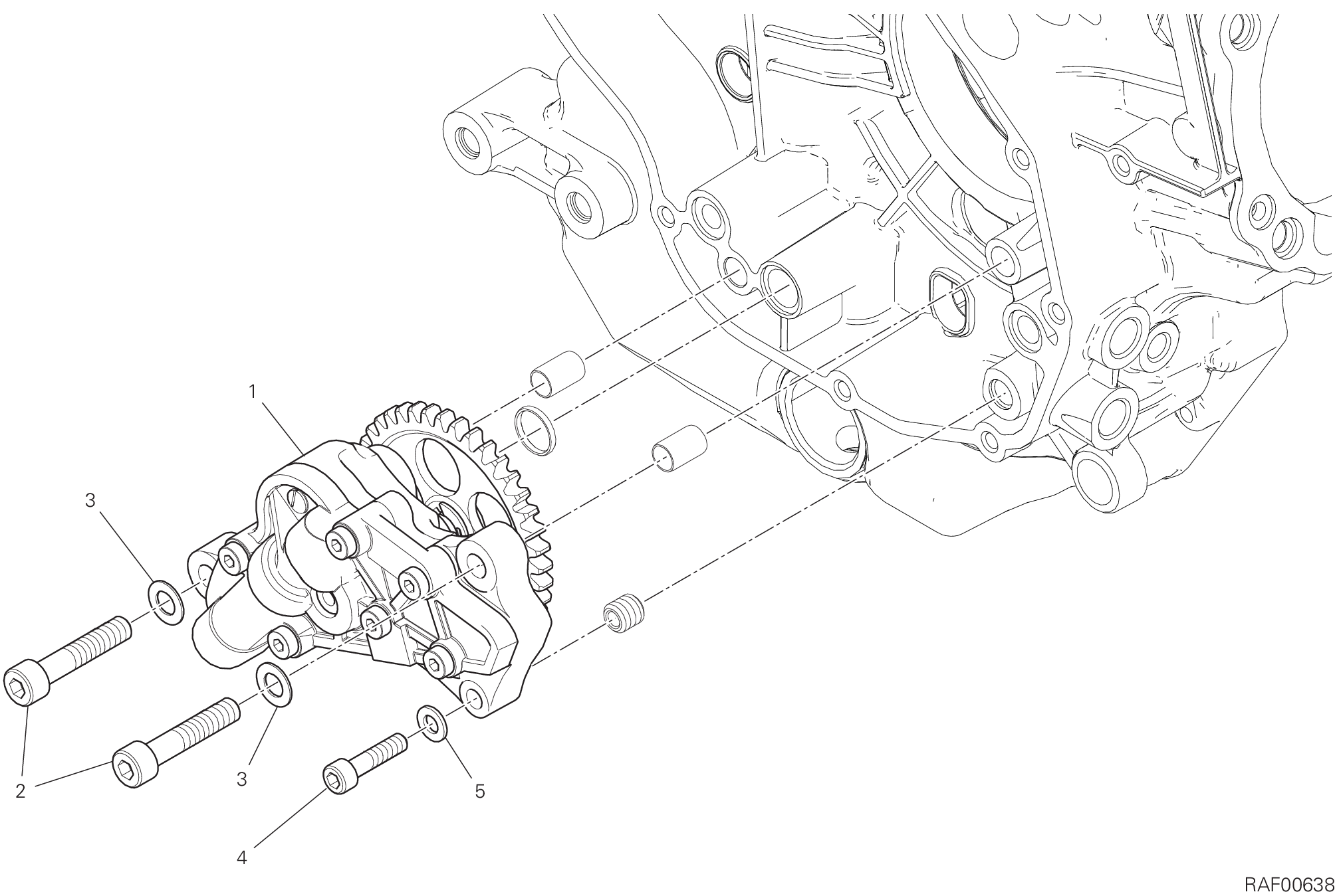 08A POMPE A HUILE COMPLETE POUR SCRAMBLER FULL THROTTLE 2G 2023