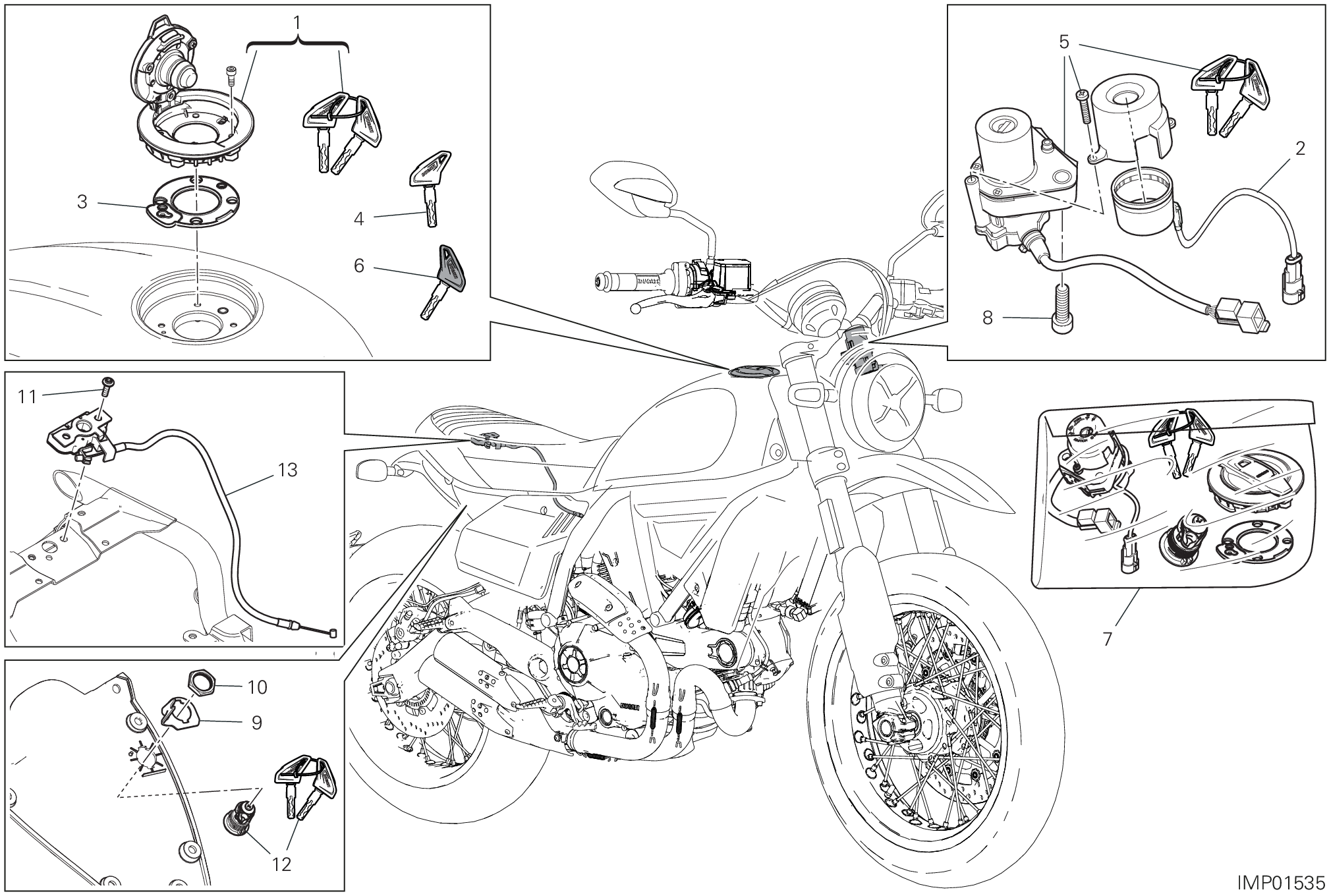 13E DISOISITIF ELECTRIQUES POUR SCRAMBLER URBAN MOTARD 2022