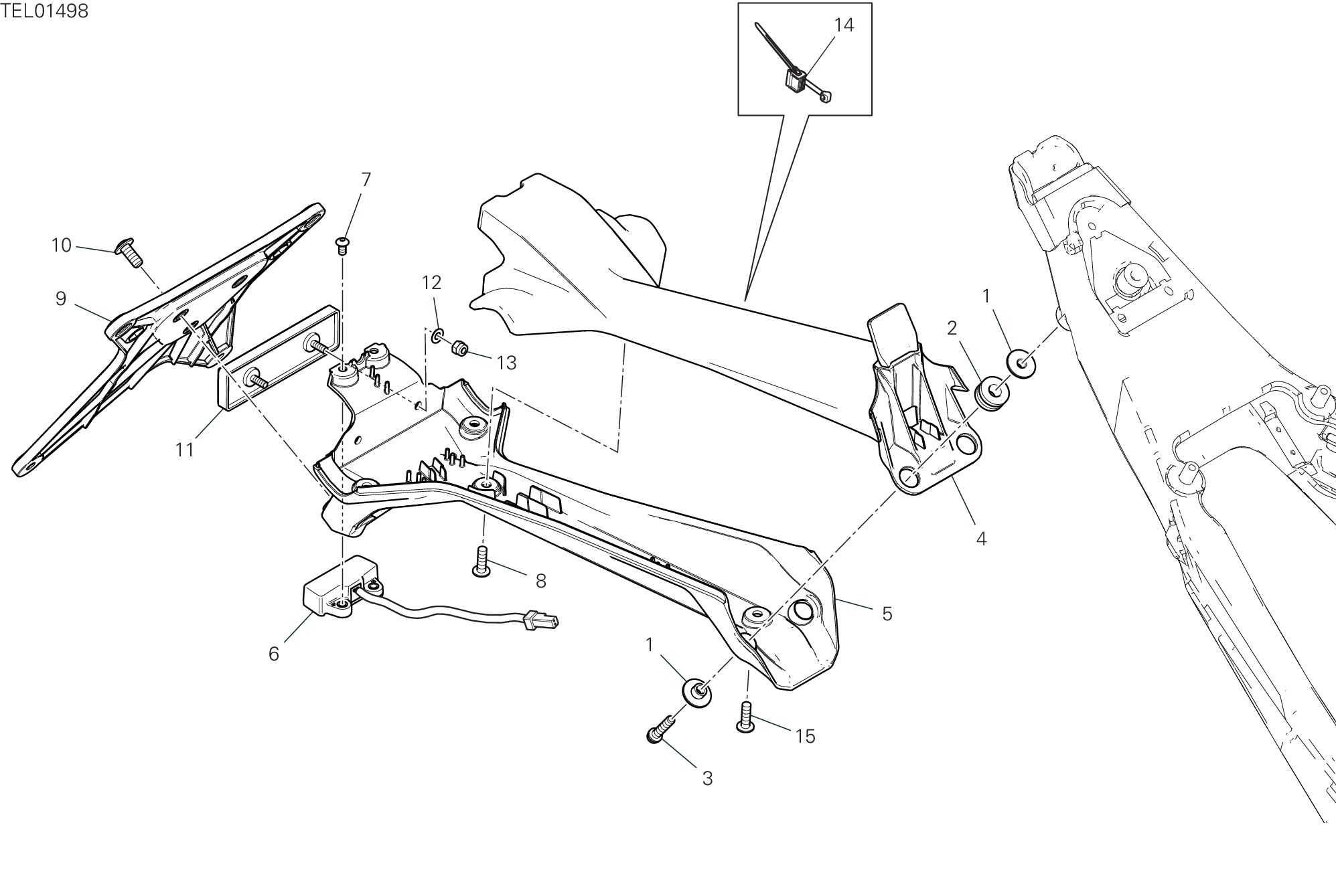 21A PORTE BALAI POUR SUPERBIKE SUPERLEGGERA V4 2020